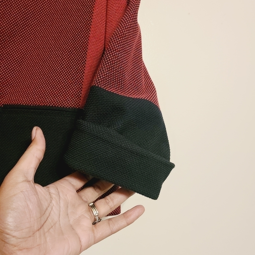 Neil Barrett | Women's Plaid Red and Black Cropped Jacket (Size Large) - Picture 7 of 13